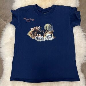 Vintage Howling Wolf Glenwood Springs Colorado Tee